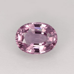 Spinelle rose naturelle coupe ovale, 1,71 ct, VVS