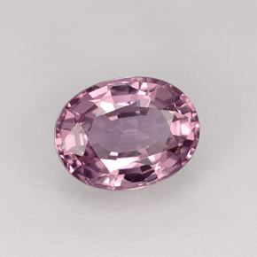 Spinelle rose naturelle coupe ovale, 1,71 ct, VVS