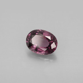 Spinelle violet naturelle coupe ovale, 1,51 ct, VVS-VS