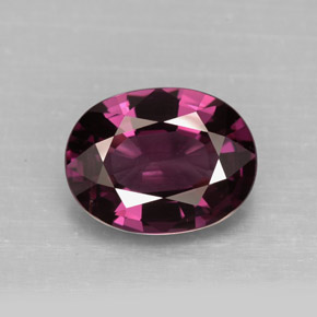 Spinelle violet naturelle coupe ovale, 3,10 ct, VS