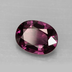 Spinelle violet naturelle coupe ovale, 3,10 ct, VS