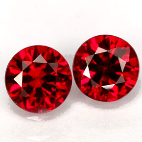 Achetez naturel ct rouge spinelle gems, coupe roude, en provenance myanmar (birmanie) chez gemselect. en stock, livraison internationale!