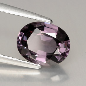 Spinelle violet naturelle coupe ovale, 1,99 ct, VVS-VS