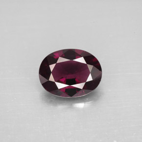 Spinelle violet naturelle coupe ovale, 2,06 ct, VVS