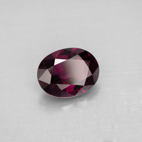 Spinelle violet naturelle coupe ovale, 2,06 ct, VVS