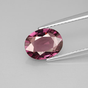 Spinelle violet naturelle coupe ovale, 1,88 ct, VVS-VS