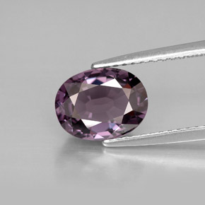 Spinelle violet naturelle coupe ovale, 1,97 ct, VVS