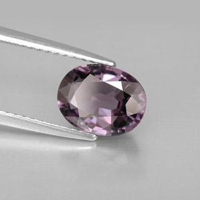 Spinelle violet naturelle coupe ovale, 1,97 ct, VVS
