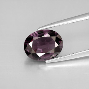 Spinelle violet naturelle coupe ovale, 2,10 ct, VVS