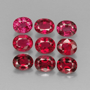 Achetez naturel ct rouge spinelle gems, coupe ovale, en provenance myanmar (birmanie) chez gemselect. en stock, livraison internationale!