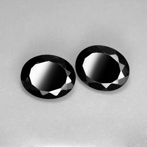 Achetez naturel ct noir spinelle gems, coupe ovale, en provenance thaïlande chez gemselect. en stock, livraison internationale!