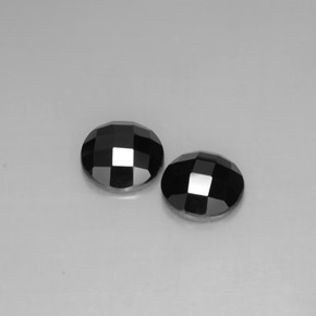 Achetez naturel ct noir spinelle gems, coupe roude, en provenance thaïlande chez gemselect. en stock, livraison internationale!