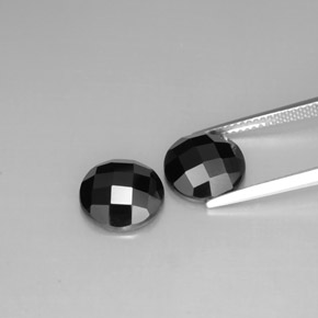 Achetez naturel ct noir spinelle gems, coupe roude, en provenance thaïlande chez gemselect. en stock, livraison internationale!