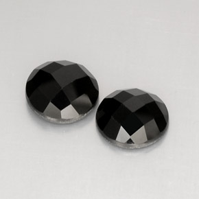 Achetez naturel ct noir spinelle gems, coupe roude, en provenance thaïlande chez gemselect. en stock, livraison internationale!