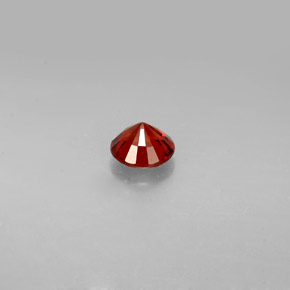 Spinelle orange naturelle coupe roude, 0,57 ct, VVS-VS