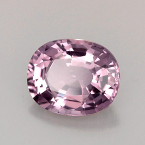Spinelle rose naturelle coupe ovale, 2,84 ct, VVS