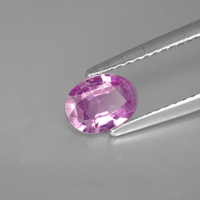 Spinelle violet naturelle coupe ovale, 0,70 ct, VS