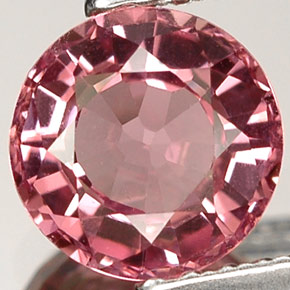 Spinelle rose naturelle coupe roude, 1,13 ct, VS