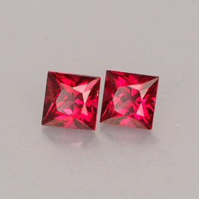 Achetez naturel ct rouge spinelle gems, carré, en provenance myanmar (birmanie) chez gemselect. en stock, livraison internationale!