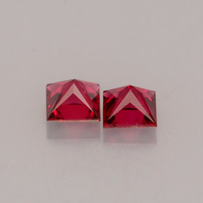 Achetez naturel ct rouge spinelle gems, carré, en provenance myanmar (birmanie) chez gemselect. en stock, livraison internationale!