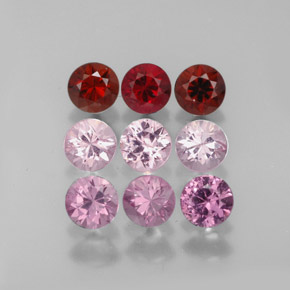 Achetez naturel ct multicolore spinelle gems, coupe roude, en provenance myanmar (birmanie) chez gemselect. en stock, livraison internationale!