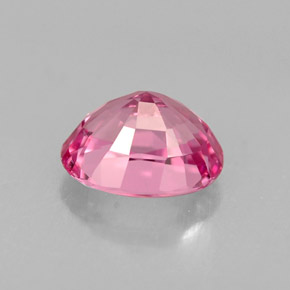 Spinelle rose naturelle coupe ovale, 1,09 ct, VVS-VS