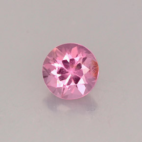 Spinelle rose naturelle coupe roude, 0,51 ct, VS-SI