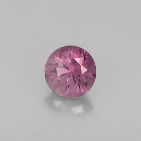 Spinelle violet naturelle coupe roude, 0,46 ct, VVS-VS