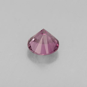 Spinelle violet naturelle coupe roude, 0,46 ct, VVS-VS