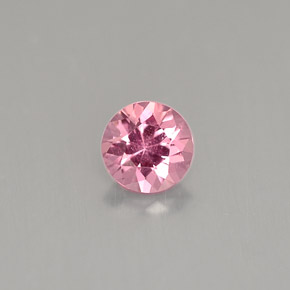 Spinelle rose naturelle coupe roude, 0,44 ct, VVS-VS