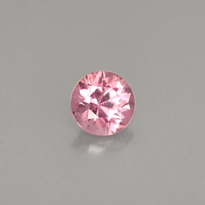 Spinelle rose naturelle coupe roude, 0,44 ct, VVS-VS