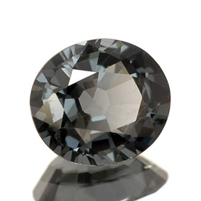 Spinelle bleue naturelle coupe ovale, 0,91 ct, VS