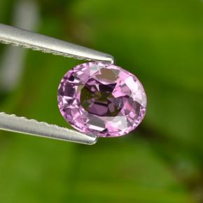 Spinelle pourpre naturelle coupe ovale, 1,19 ct, VS-SI