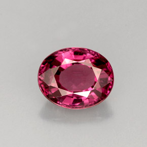Spinelle violet naturelle coupe ovale, 1,40 ct, VS