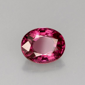 Spinelle violet naturelle coupe ovale, 1,40 ct, VS