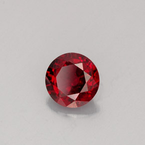 Spinelle rouge naturelle coupe roude, 0,59 ct, VS