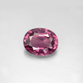Spinelle rose naturelle coupe ovale, 2,91 ct, VVS-VS