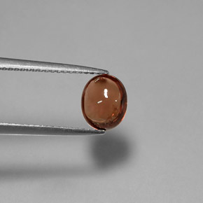 Spinelle orange naturelle coupe ovale, 1,61 ct, transparent