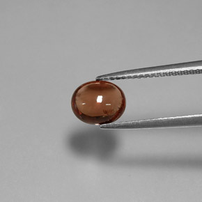 Spinelle orange naturelle coupe ovale, 1,61 ct, transparent