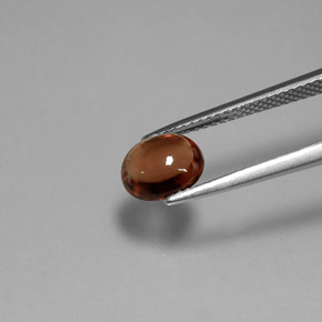 Spinelle orange naturelle coupe ovale, 1,61 ct, transparent
