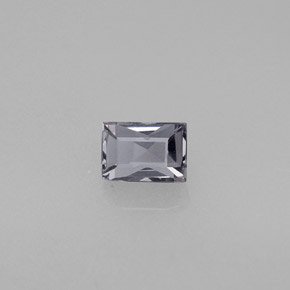 Spinelle violet naturelle baguette, 0,55 ct, VS