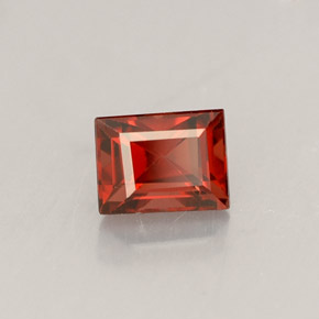 Spinelle rouge naturelle baguette, 0,56 ct, VS