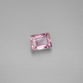 Spinelle rose naturelle baguette, 0,50 ct, VS