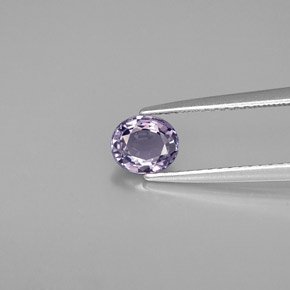 Spinelle violet naturelle coupe ovale, 0,71 ct, VS