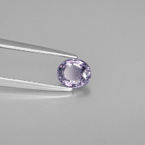 Spinelle violet naturelle coupe ovale, 0,71 ct, VS
