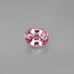 Spinelle rose naturelle coupe ovale, 1,06 ct, VVS-VS