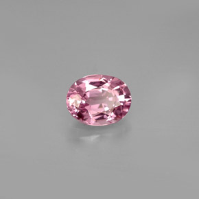 Spinelle rose naturelle coupe ovale, 1,06 ct, VVS-VS