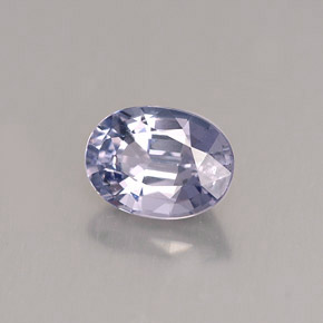 Spinelle bleue naturelle coupe ovale, 1,07 ct, VVS-VS