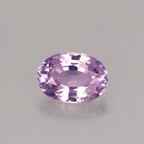 Spinelle violet naturelle coupe ovale, 1,06 ct, VVS