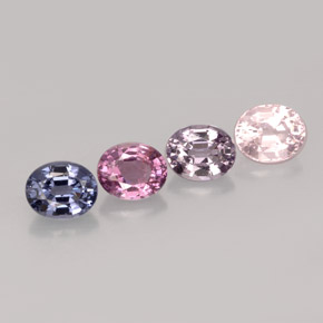 Achetez naturel ct multicolore spinelle gems, coupe ovale, en provenance tanzanie chez gemselect. en stock, livraison internationale!
